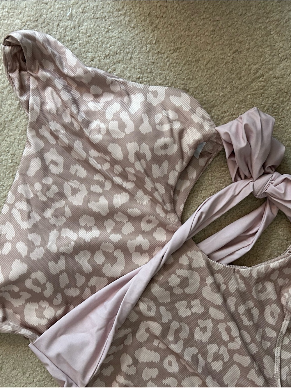 Pink Lily Mauve Leopard One-Piece Swimsuit